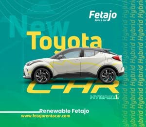 New Toyota C-HR - Fetajo Rent a Car - Car Hire Maaga Airport