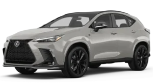 Silver gray Lexus SUV luxury rent car Malaga Airport - Premium vehicle hire in Costa del Sol with Fetajo Rent a Car